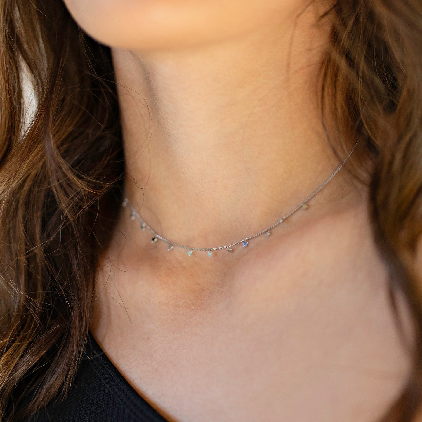 Silver Stella Necklace
