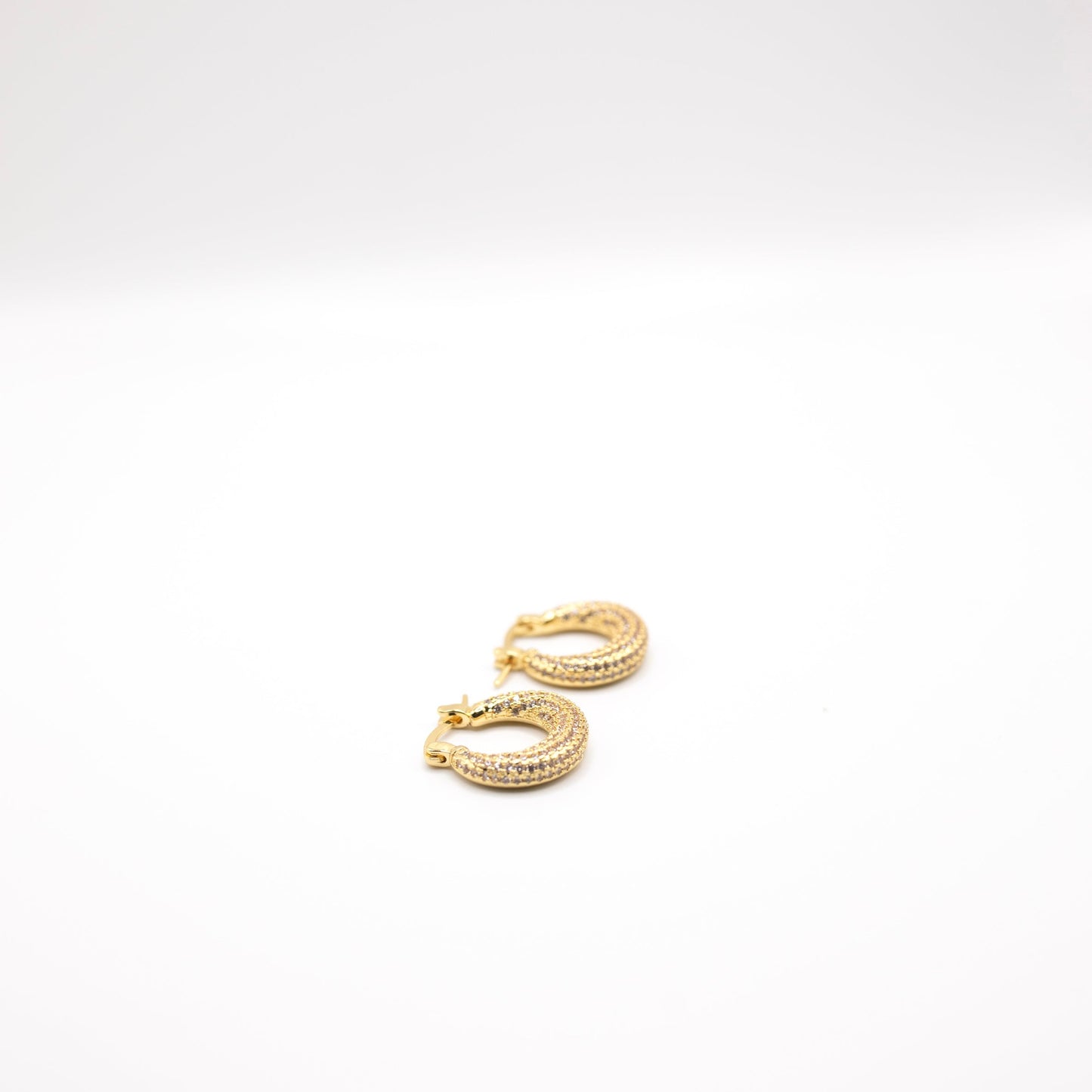 Muse pave crystal earrings