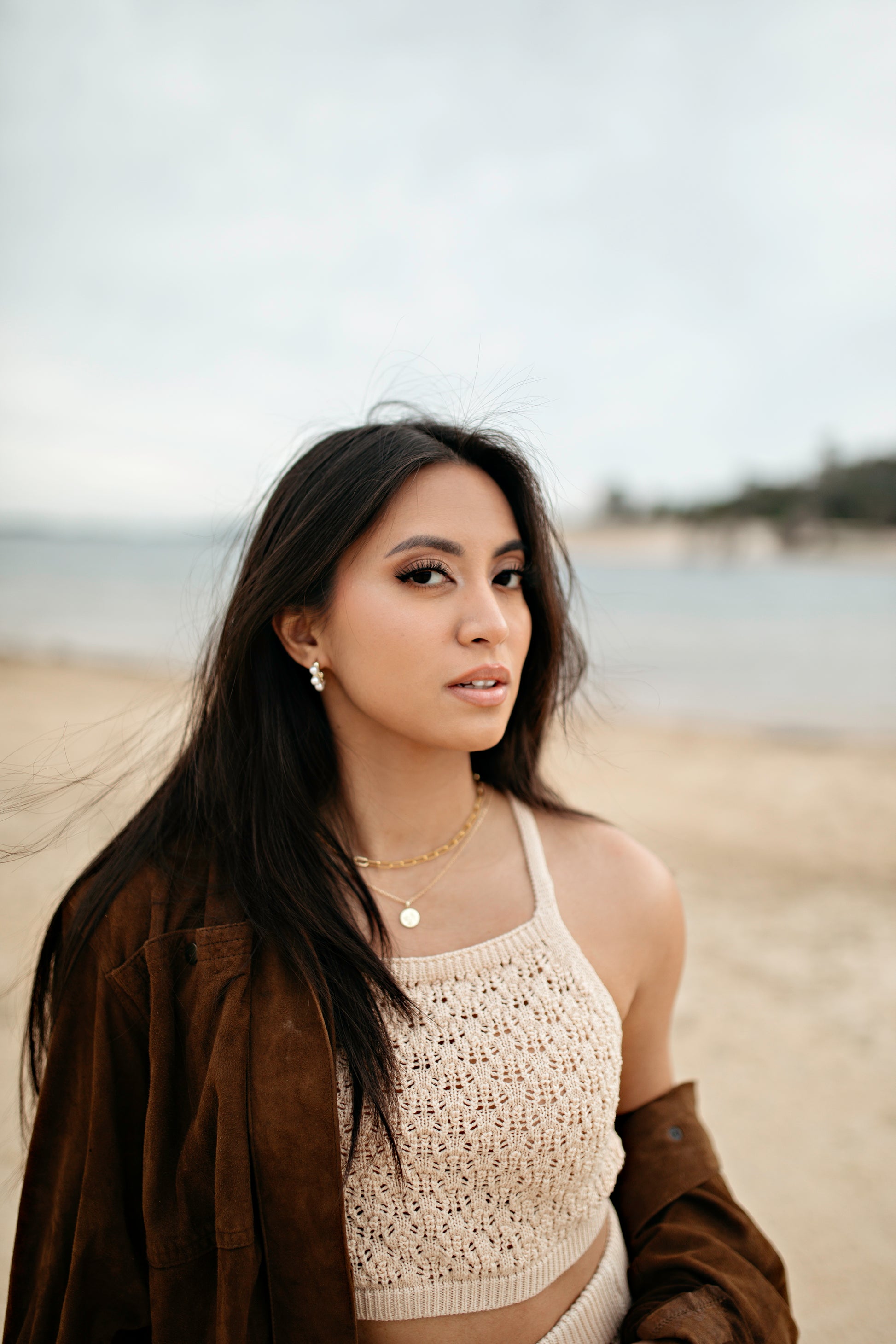 necklace stack for the beach