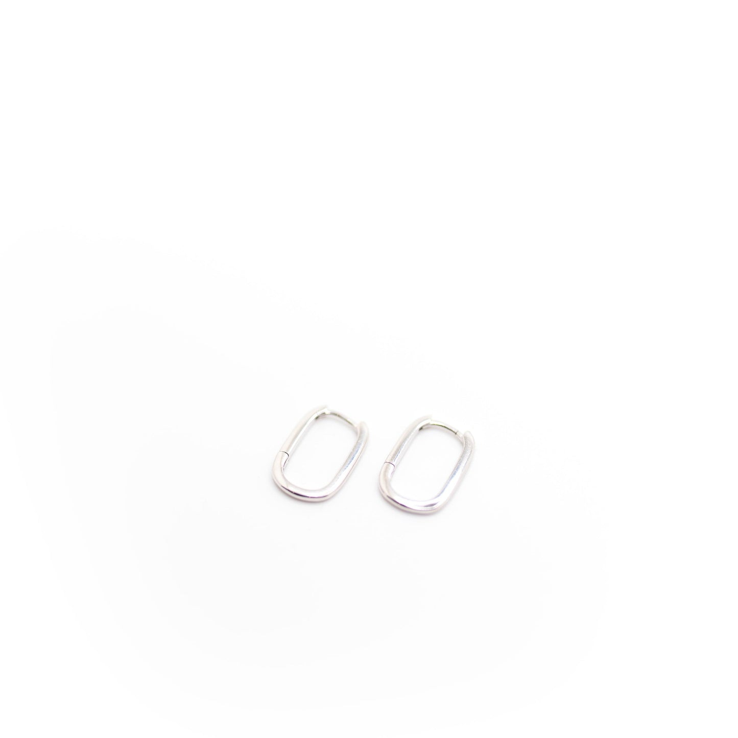 Sterling silver hoop earrings