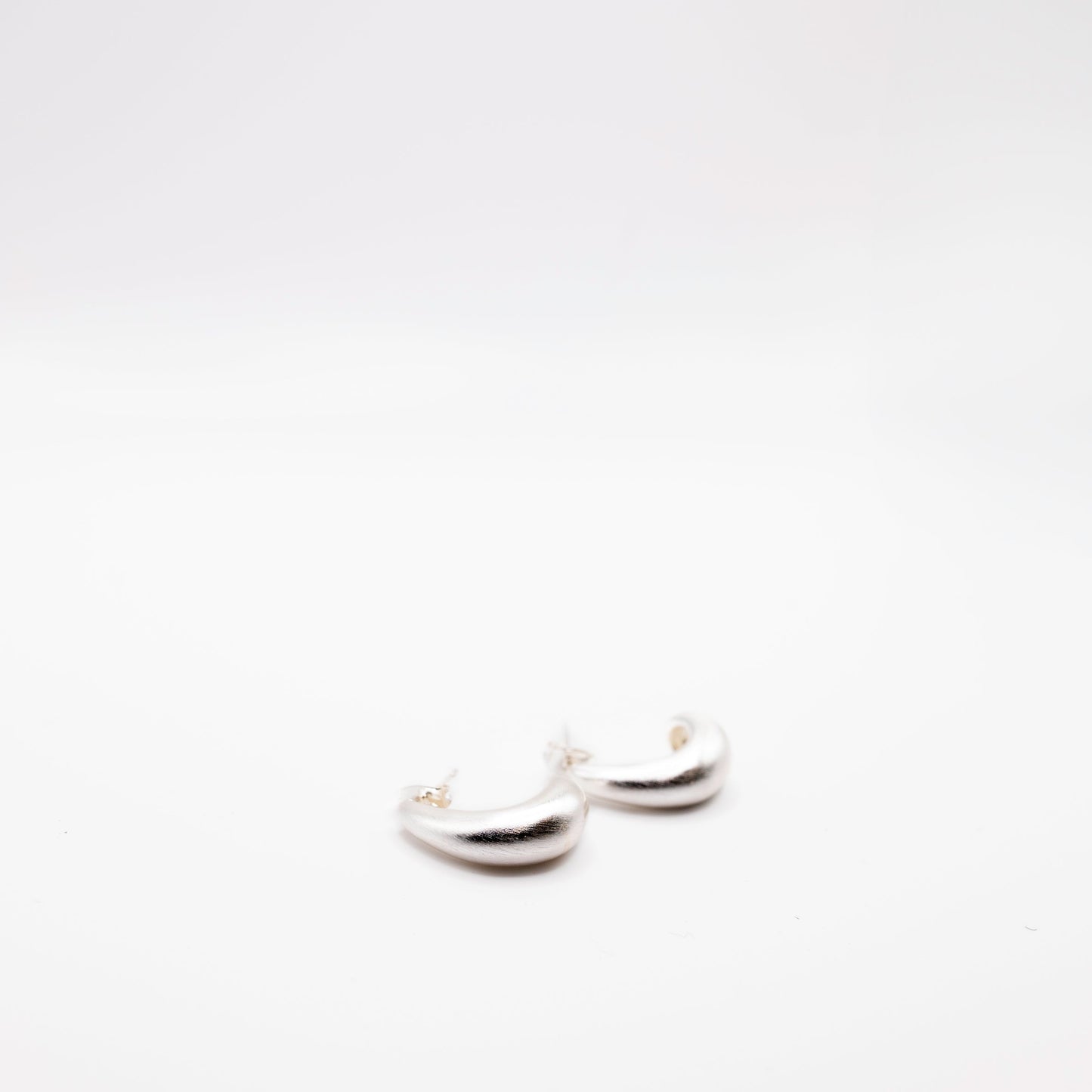 Silver Calista post earrings