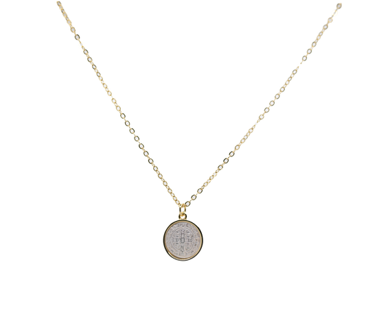 Valeria Necklace on gold chain Adoro Gems