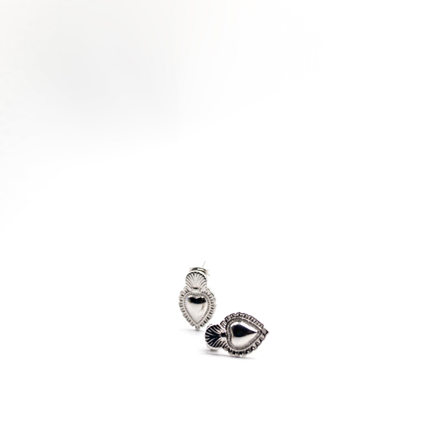 Milagro Small Silver Stud Earrings - Adoro Gems