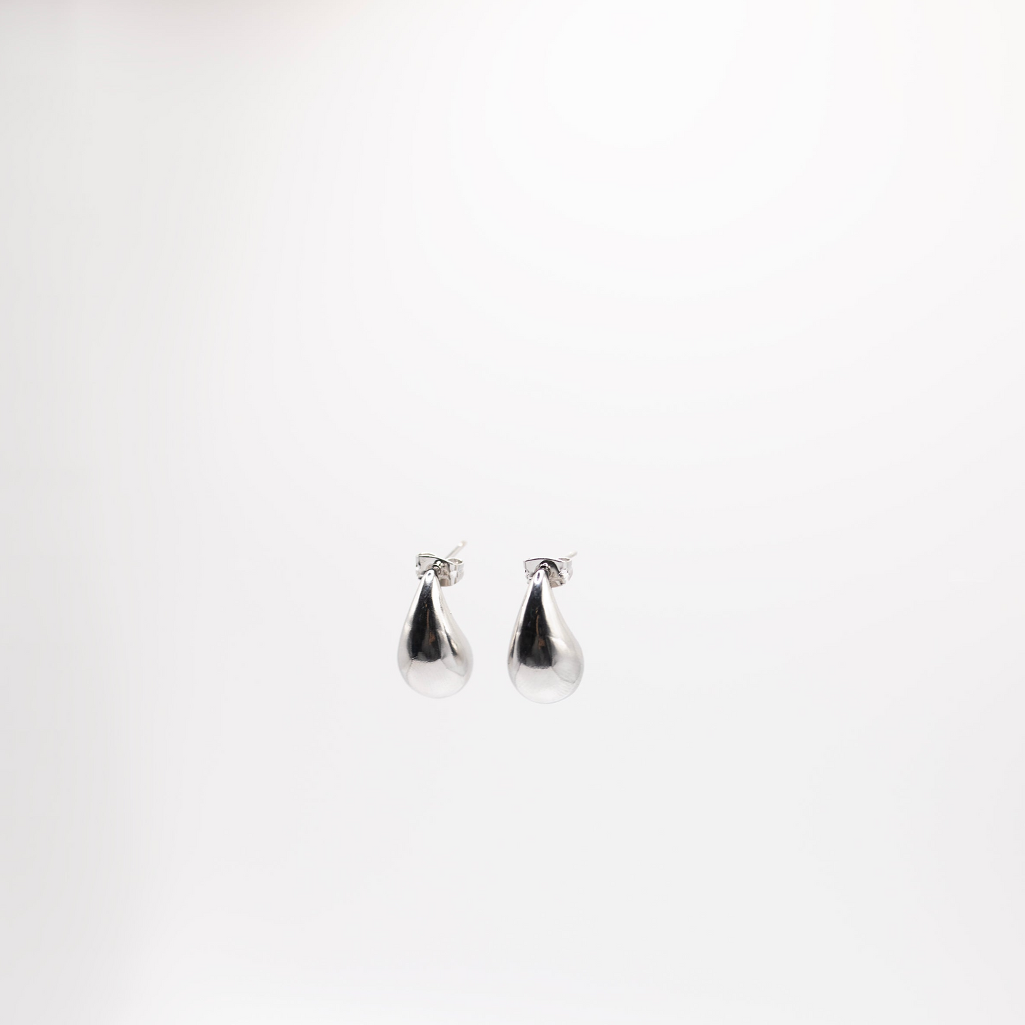 Mini Cleo Silver Teardrop Earrings - Adoro Gems