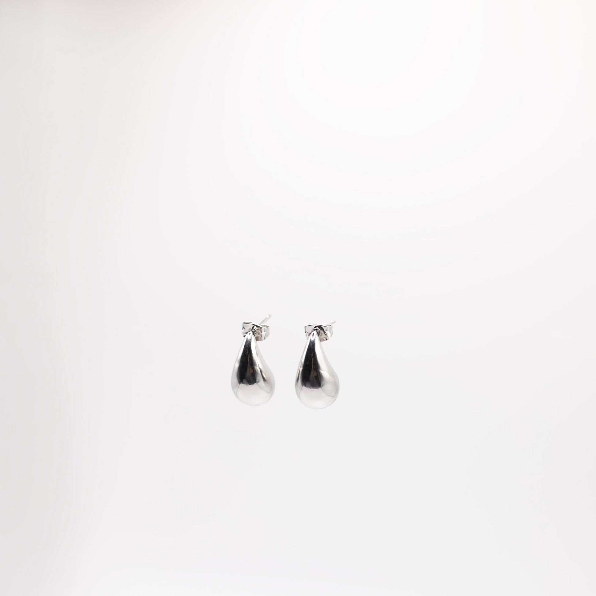 Mini Cleo Silver Teardrop Earrings - Adoro Gems